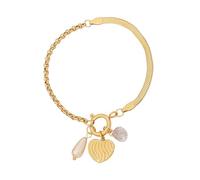 Pendentif unique en acier inoxydable avec motif de fleur de cœur, bijoux de poupée pour les jeunes femmes pour exprimer leur amour, フリーサイズ