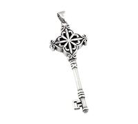 Pendentif unique en forme de pièce en acier inoxydable texturé pour les amateurs de fabrication et d'artisanat Accessoires faits à la main, One Size, Comme décrit, Produit conforme à la description.