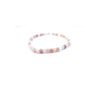 Pendentif Vendu Seul - WLM - Bracelet 4 mm en Pierre de lune multicolore