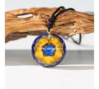 Pendentif yoga orgone anti onde lotus