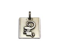 Pendentif zodiaque ""scorpion""en argent 925 17mmx17mm - RC005252