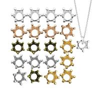 Pendentifs à breloque couronne en, perle d'espacement de breloque couronne royale - Breloque couronne de 0,51 pouces pour bracelets - 20x résultats de charme, fournitures artisanales amusantes