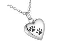 Pendentifs commémoratifs en forme de cœur en acier inoxydable, bijoux de crémation pour cendres d ' animaux de compagnie, avec compartiment à souvenirs ouvrable, pendentifs ouverts en forme de cœur