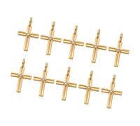 Pendentifs de bijoux pour le de collier, ensemble en alliage doré avec 10 pièces pour un usage artisanal, superposition et usage quotidien Pendentifs de collier, pendentifs, fabrication de en à