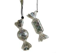 Pendentifs de décoration de sapin de Noël, flocons de neige en acrylique à suspendre en forme de stalactites, pendentifs décoratifs pour lustre d'hiver au pays des merveilles (B)