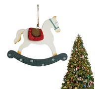 Pendentifs de Noël en bois d'élan, ornement en bois d'arbre de Noël | Ornement d'arbre de Noël vintage en bois d'élan | Outil de décoration en bois naturel pour murs, cheminées