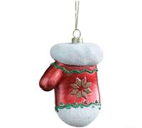 Pendentifs de sapin de Noël à suspendre en matière plastique pour rehausser les décorations saisonnières et mettre en valeur les décors festifs (D)