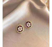 Pendentifs d'oreille tendance avec un mélange élégant de perles et de formes géométriques (B)