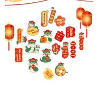 Pendentifs du Nouvel an vietnamien 2025 | Pendentifs pour Arbre à Pois - de prospérité année du Serpent