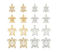 Pendentifs en acier inoxydable pour la fabrication de bijoux - Lettres mixtes - Feuille - Étoile - Lune - Forme humaine - Fait à la main - Boucles d'oreilles, bracelets,