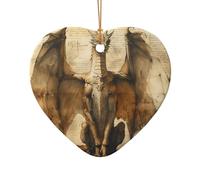 Pendentifs en céramique en forme de dragons des archives pour artisanat personnalisé et cadeaux en forme de cœur Décoration de porte