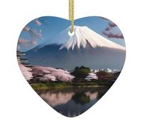 Pendentifs en céramique pour sapin de Noël au début du printemps, décorations de vacances, décorations parfaites pour sapin de Noël, souvenirs de Noël.