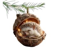 Pendentifs en forme d'arbre de Noël | Hiver Vacances Memento Plate, Noël Acrylique Animal Motif Ornement - Pour Salon Chambre Manteau Porte Sac à Bandoulière Sac Fourre-tout