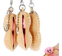 Pendentifs En Forme De Cacahuètes Pour Enfants, Jouets De Simulation De Soja, À Presser, De L'anxiété Et Du Fidget, Anti-Stress, Spotify Premium