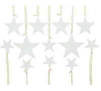 Pendentifs en forme d'étoile, set de 12