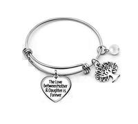 Pendentifs en perles de mère avec inscription « The Love Between Mother And Daughter is Forever »