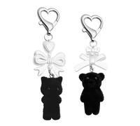 Pendentifs Floqués 2 Pièces, Pendentifs De Dessin Animé Mignon, Pendentifs Décoratifs, Pendentifs pour Femmes, Pendentifs De Sac Polyvalents