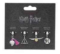 Pendentifs Harry Potter Symboles - Lot de 4