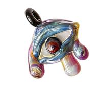 Pendentifs mauvais yeux en cristal de verre | Perles en verre œil de démons gothiques, breloques pour la fabrication de bijoux, pour homme et femme