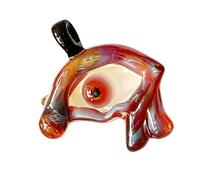 Pendentifs mauvais yeux en cristal de verre | Perles en verre œil de démons gothiques, breloques pour la fabrication de bijoux, pour homme et femme