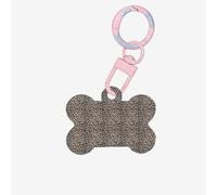 Pendentifs personnalisés double face en forme d'os avec impression léopard pour chiens et chats