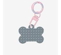 Pendentifs personnalisés double face en forme d'os avec motif hippopotame pour chiens et chats