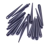 Pendentifs pointes larme Rivet Punk goujons cône acrylique for boucle d'oreille collier bijoux à breloques résultats de bricolage 50 pièces(34mm)
