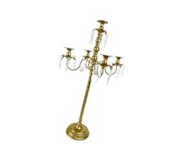 Pendentifs polyvalents en cristal en métal pour banquets, centres de table, éclairage romantique, décoration d'intérieur, pendentifs élégants en cristal pour table