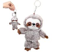 Pendentifs porte-clés paresseux en peluche, porte-clés paresseux en peluche - Mignon sac charme paresseux charme animaux en peluche | Accessoire de sac à dos pendentif clé doux et confortable p