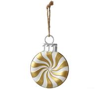 Pendentifs pour sapin de Noël en fer forgé - Décorations de fenêtre festives - Thèmes uniques - Utilisation toute l'année - Pour fêtes de famille, maison, bureau, centre commercial - Avec cordon de