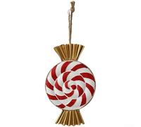 Pendentifs pour sapin de Noël en fer forgé - Décorations de fenêtre festives - Thèmes uniques - Utilisation toute l'année - Pour fêtes de famille, maison, bureau, centre commercial - Cordon de