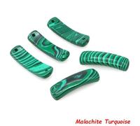 Pendentifs rectangulaires en Pierres Naturelles, 35 x 10 mm, Perles en améthyste et œil de Tigre, pour Bracelets et Bijoux DIY