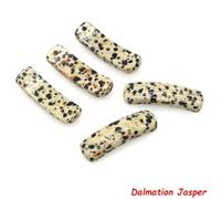 Pendentifs rectangulaires en Pierres Naturelles, 35 x 10 mm, Perles en améthyste et œil de Tigre, pour Bracelets et Bijoux DIY
