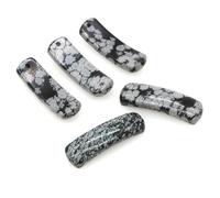 Pendentifs rectangulaires en Pierres Naturelles, 35 x 10 mm, Perles en améthyste et œil de Tigre, pour Bracelets et Bijoux DIY