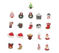 Pendentifs Style Noël Pour Création Bijoux Breloques Boucles D'oreilles Accessoires Artisanaux