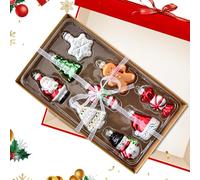 Pendentifs vintage pour sapin de Noël | Décoration vintage de Père Noël, décorations suspendues d'arbres, fête de Noël du Nouvel An