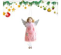 Pendentin Ange - Ornements de Noël | en Peluche Fille pour Porte d'Entrée Mur Plafond Jardin Chambre Noces Fêtes