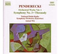 Penderecki : Symphonie n° 3 - Thrène - Fluorescences - De Natura Sonoris (Oeuvres pour orchestre Vol.1)