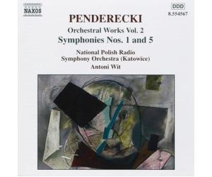 Penderecki : Symphonies n° 1 et n° 5 (Oeuvres pour orchestre vol 2)
