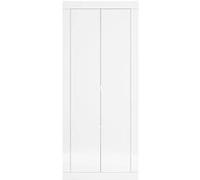 Penderie 2 portes avec 2 étagères Blanc Laqué Weiss - OTELLO - ALTOBUY Blanc G