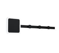 Penderie CARTIGNANO LED 7,8W en acier noir 780x0x180mm