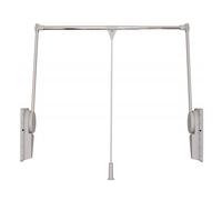 Penderie escamotable double 20 kg - SUPERLIFT - aluminium AMBOS