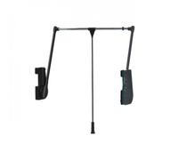 Penderie escamotable LIFT 700 - fixation latérale - 15 kg - noir AMBOS