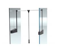 Penderie escamotable noire LIFT 300 - charge 10 kg AMBOS