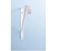 Penderie - MOTTEZ - Equerre fixation murale - Blanc - 305 mm - 22 mm