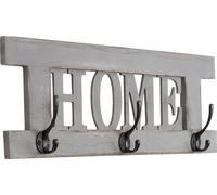 Penderie murale HWC-C60 Home, Penderie Panneau de penderie, Shabby-Look Vintage 55x21cm ~ grau, shabby