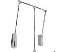 Emuca - Penderie rabattable murale pour armoire Hang Chromé G