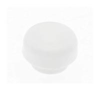 PENDERIE Ronde _ Plastique | Ø16 | 2 Embouts | Blanc