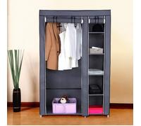 Penderie souple - Armoire de Rangement en Tissu Non-tissé - Gris