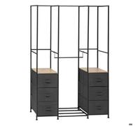 Penderie Tissa 2 étagères 6 tiroirs - 5 five simply smart